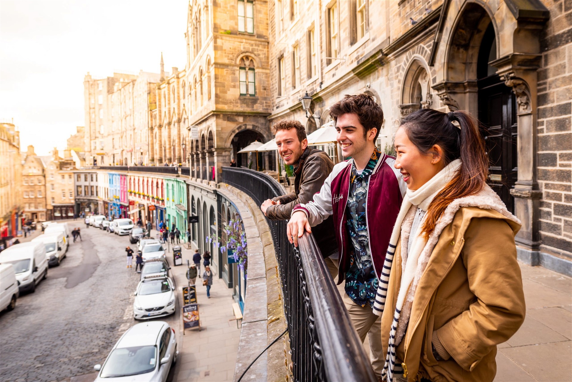 International Students around Edinburgh