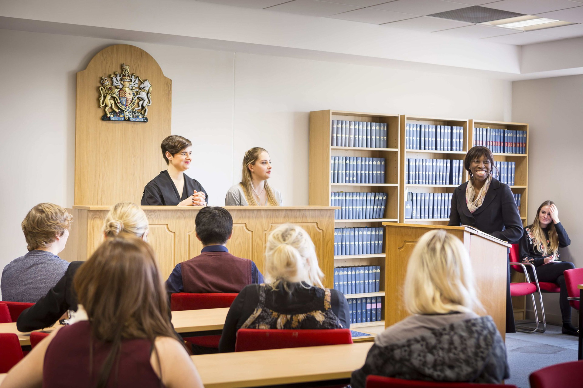 Roehamapton mock court room